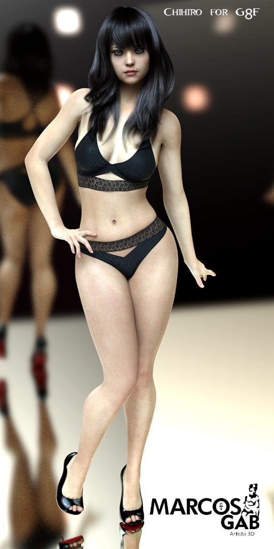 Chihiro For Genesis 8 Female