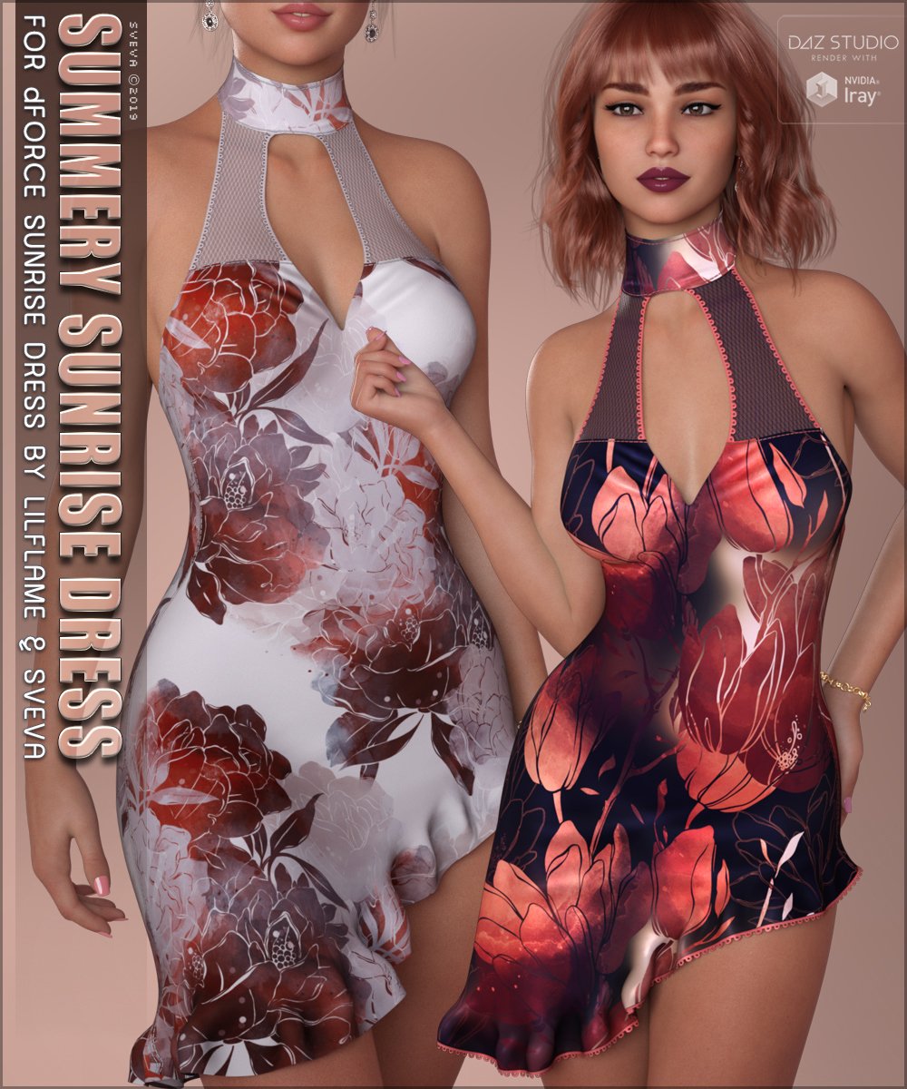 Summery for dForce Sunrise Dress G8F