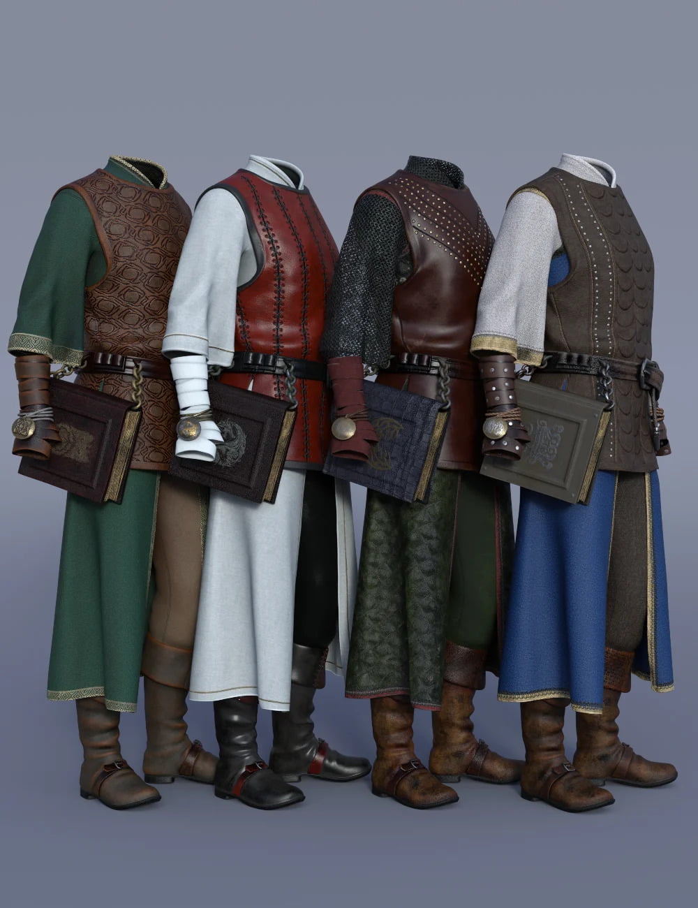 dForce Cleric Outfit Textures