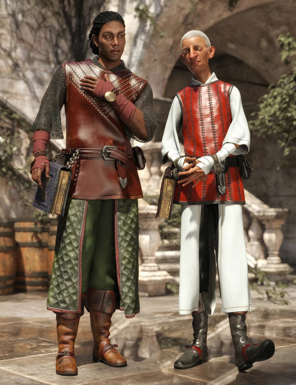 dForce Cleric Outfit Textures