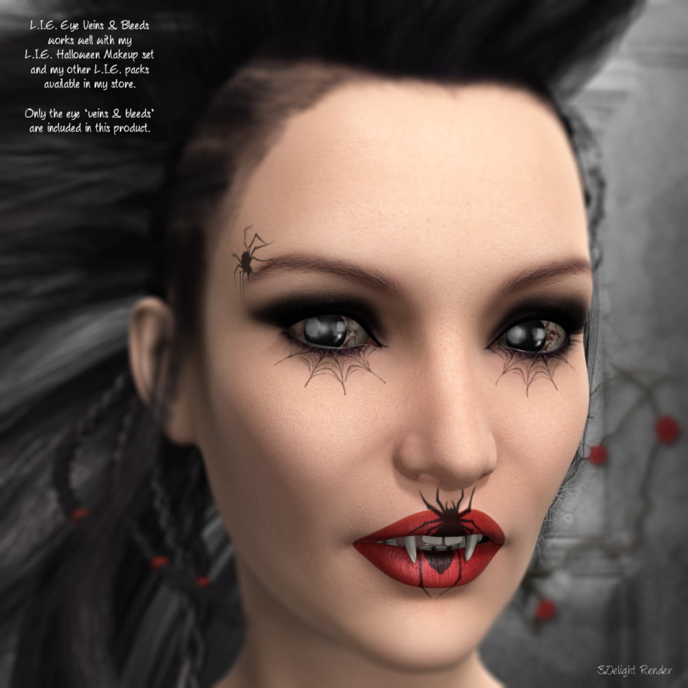 L.I.E. Eye Veins and Bleeds For Genesis 3 Female
