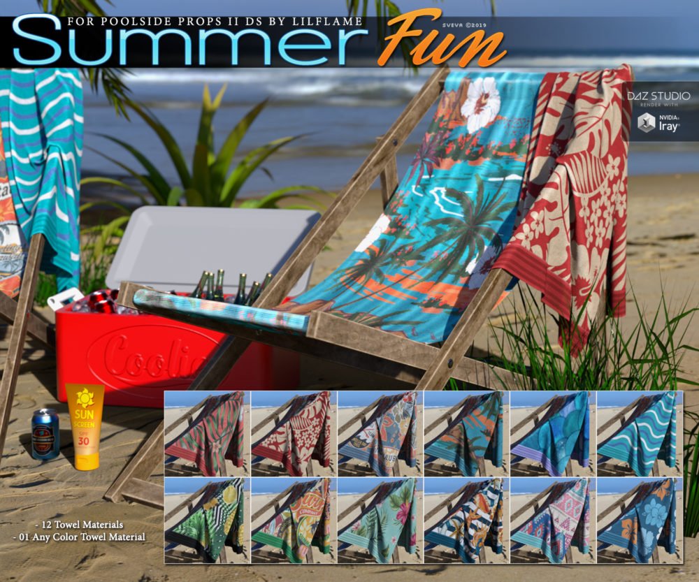 Summer Fun for Poolside Props II DS
