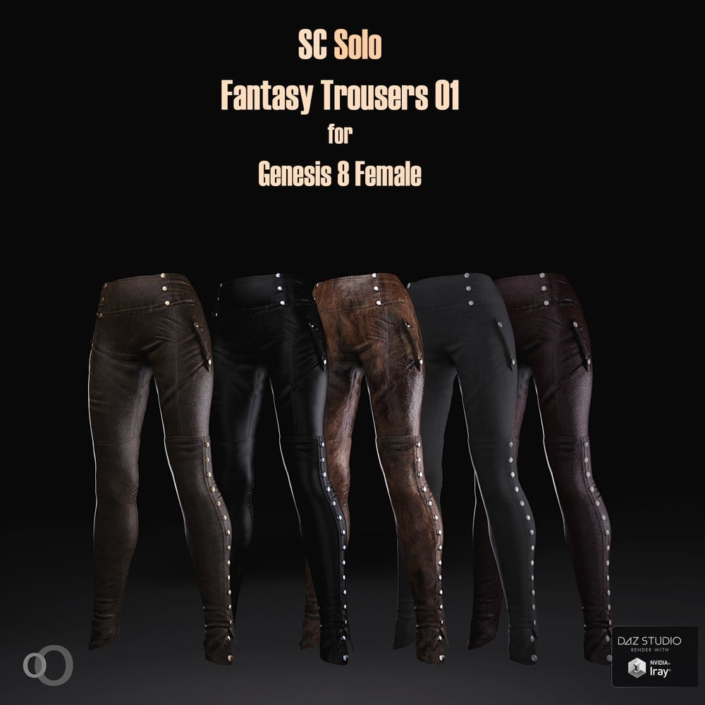 SC Solo Fantasy Trousers 01 for Genesis 8 female