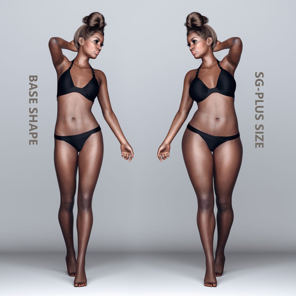 Super Geometry / Plus Size - Full Body Morphs G8F