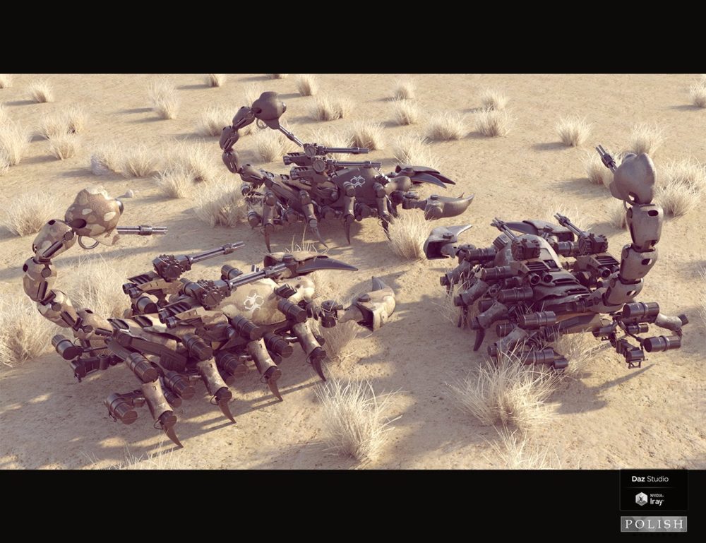 Sci-Fi Scorpion Mecha