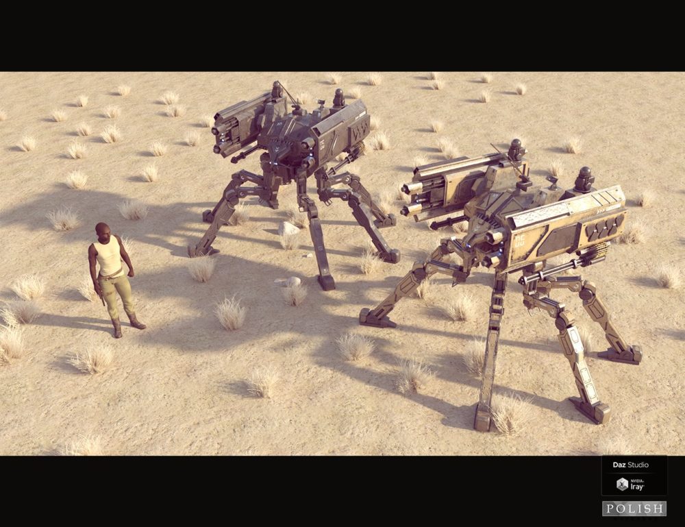 Sci-Fi SS Spider Mecha