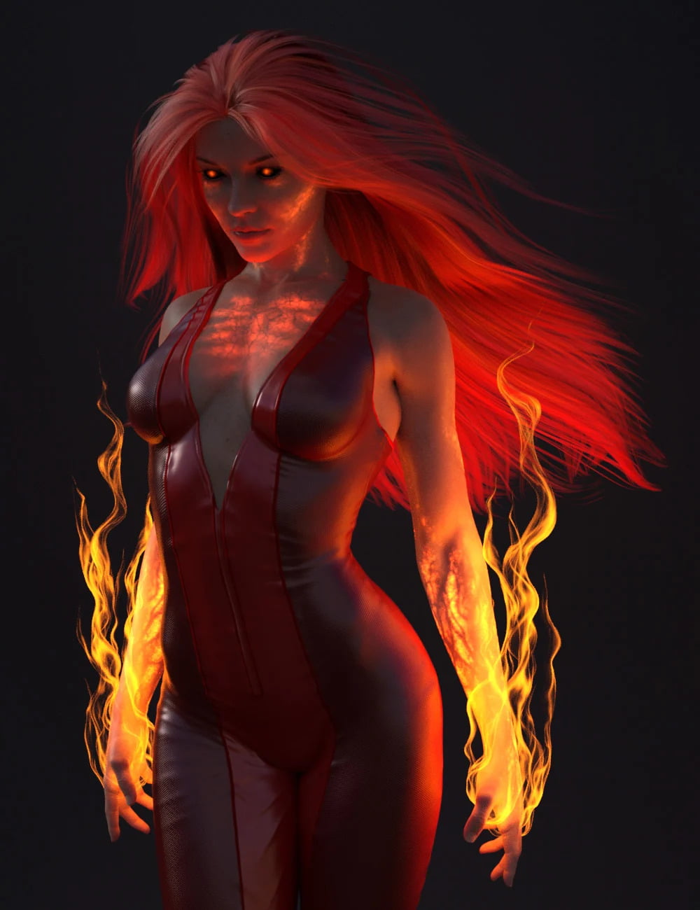 Superhero Body FX for Genesis 8 Females