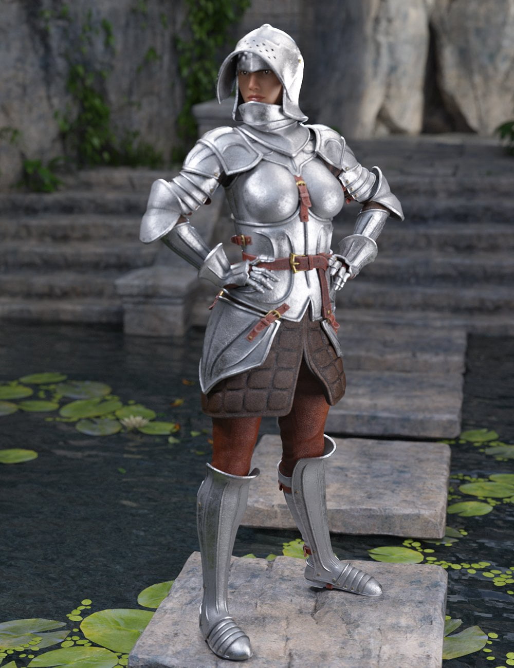 The Western Knight Series 05 for Genesis 8 Females