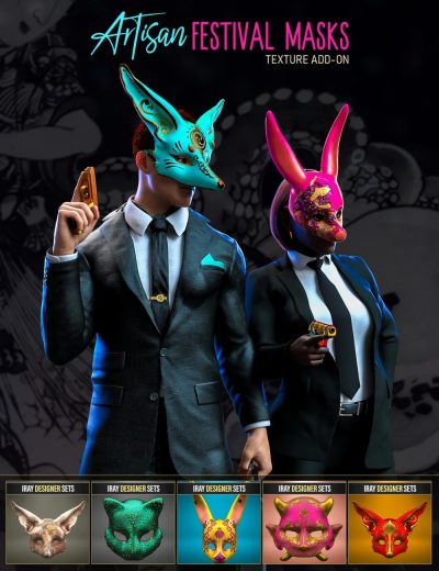 artisanfestivalmasksaddon00maindaz3d-2