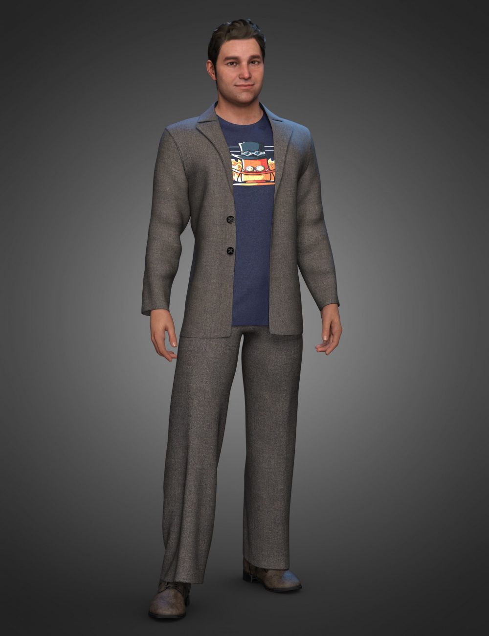 dForce Casual Suit for Genesis 8.1 Males