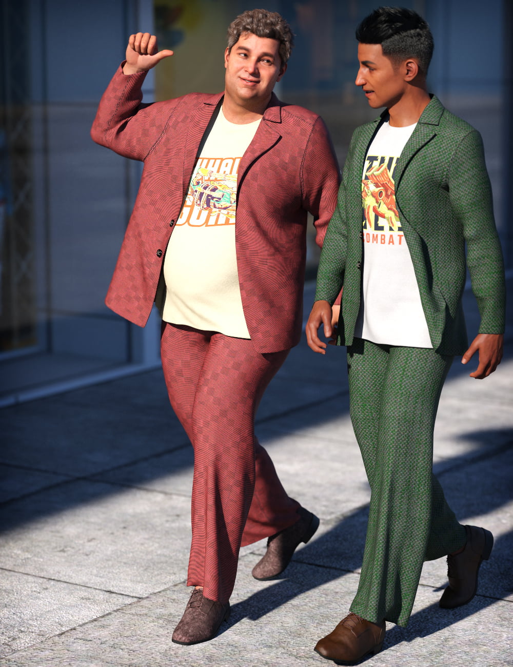 dForce Casual Suit Textures