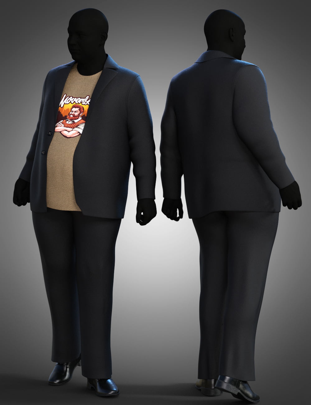 dForce Casual Suit Textures