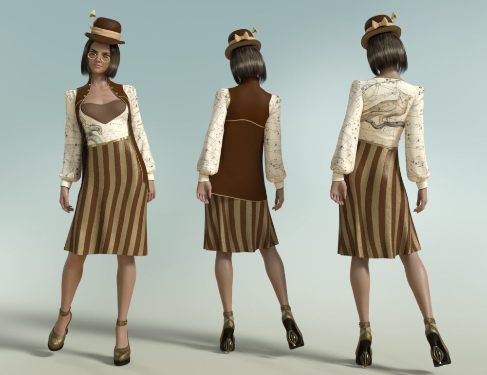 dForce Constance Outfit for Genesis 8 Females