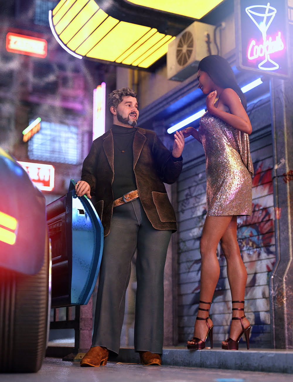 dForce Hollywood Outfit for 8.1 Males