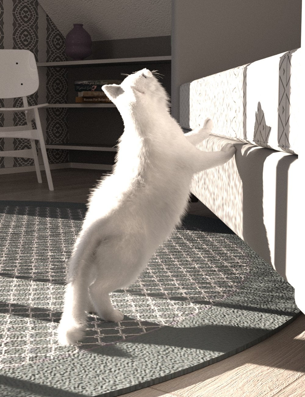 Kitty Cat Poses for Daz House Cat