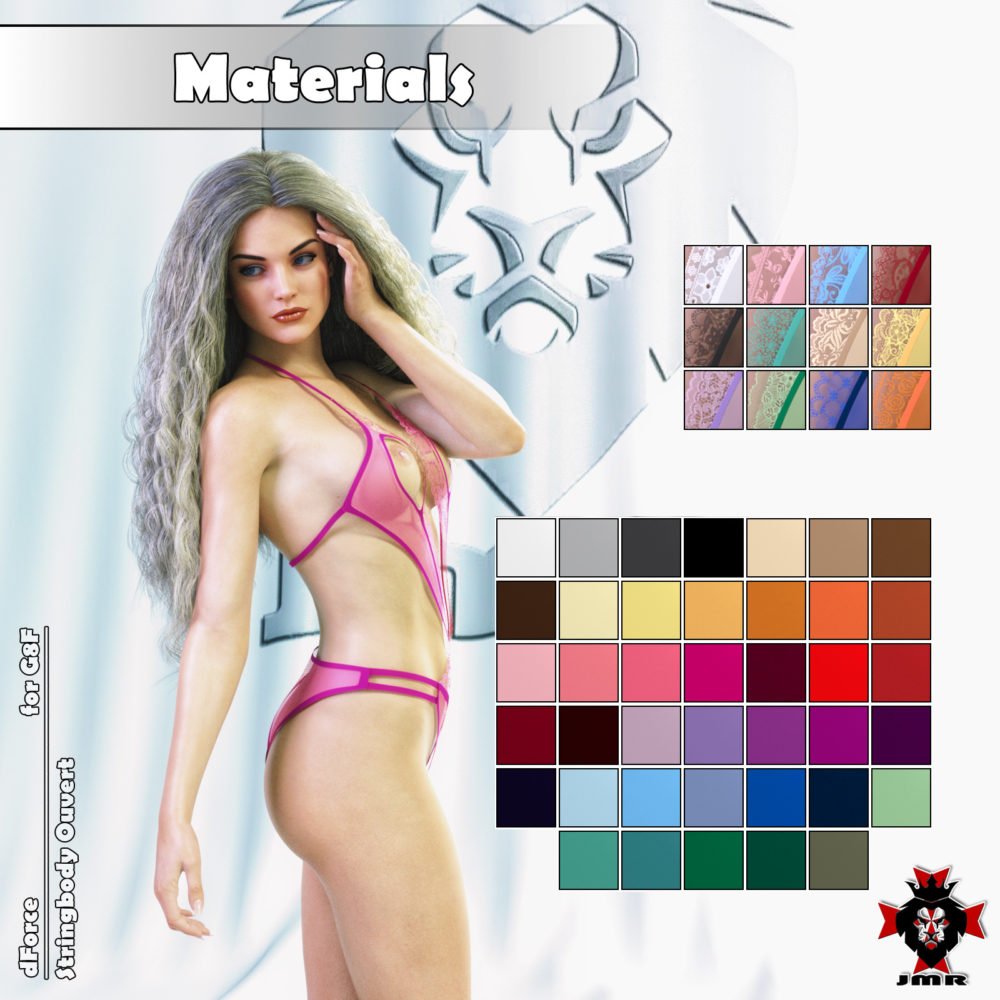 JMR dForce Stringbody Ouvert for G8F