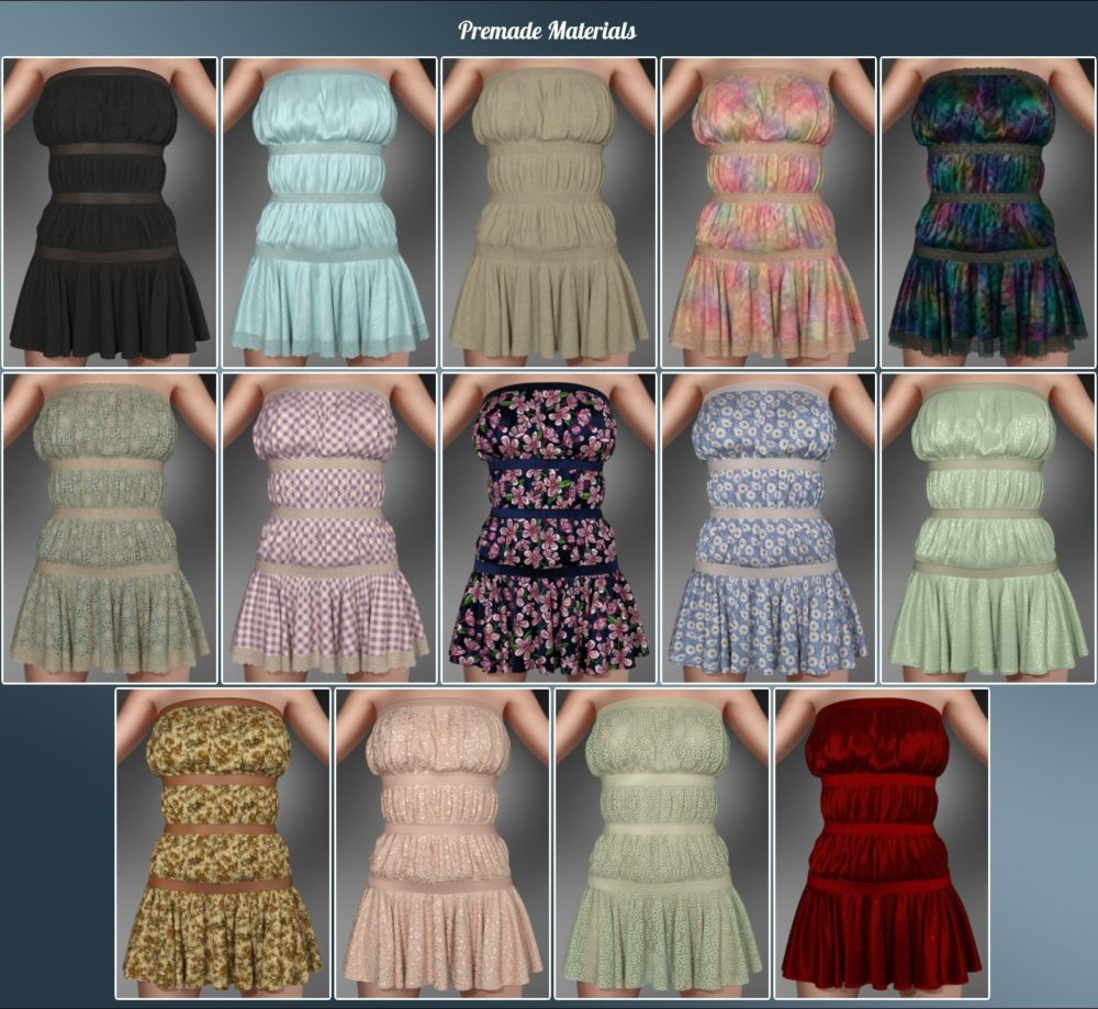 dForce - Tallulah Dress for G8F