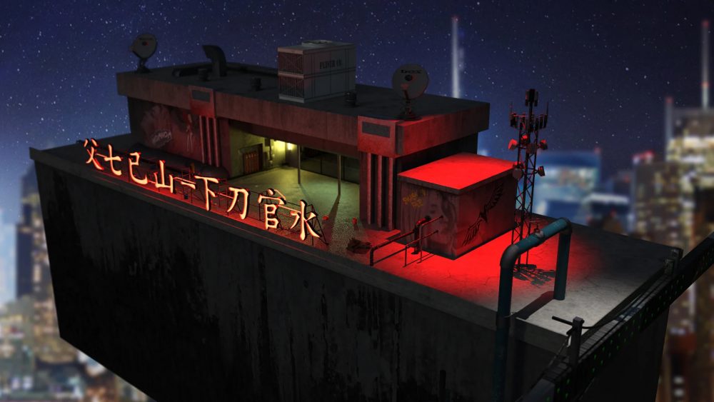 SciFi Rooftop CyberPunk