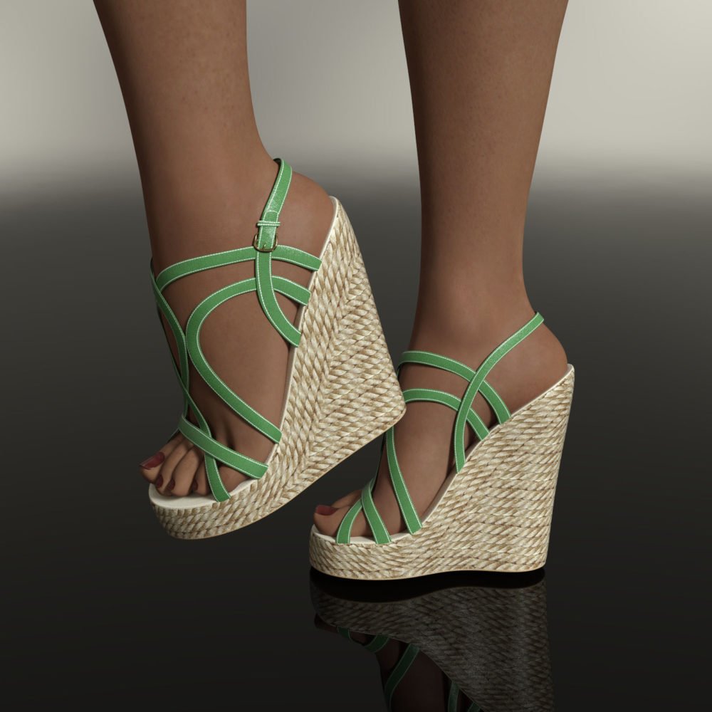 Natalie's Sandals for Genesis 8 and 8.1 Females