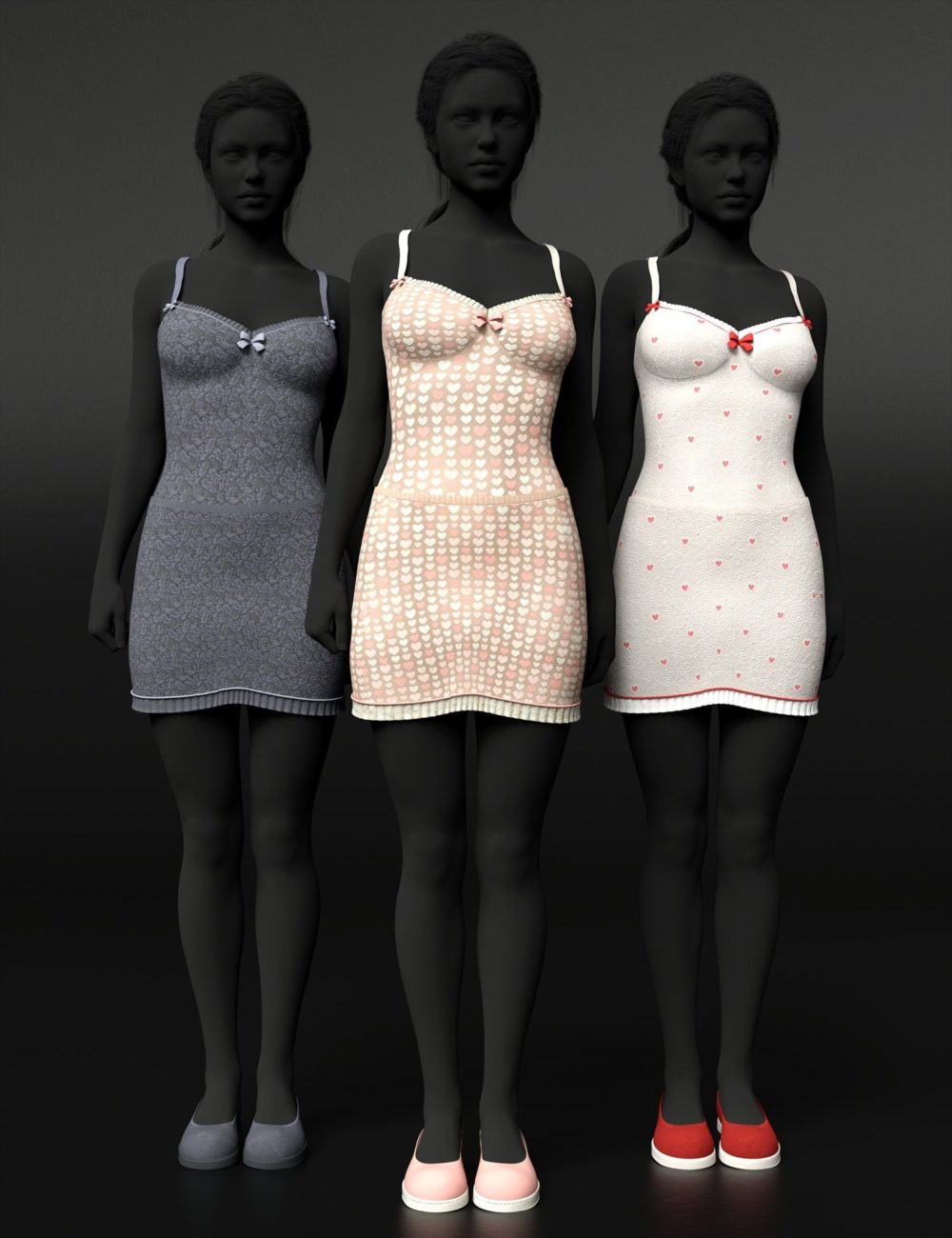 Sweeter Than Candy Outfit for Genesis 8 Female