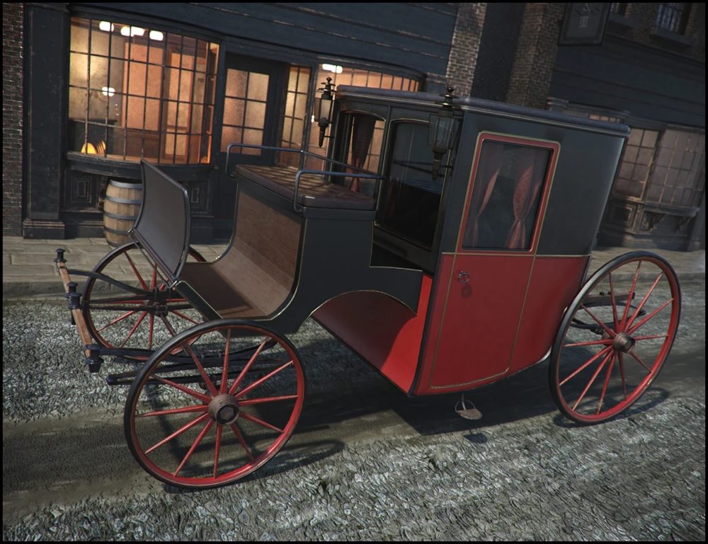 Vintage Carriages 2 - Brougham & Omnibus