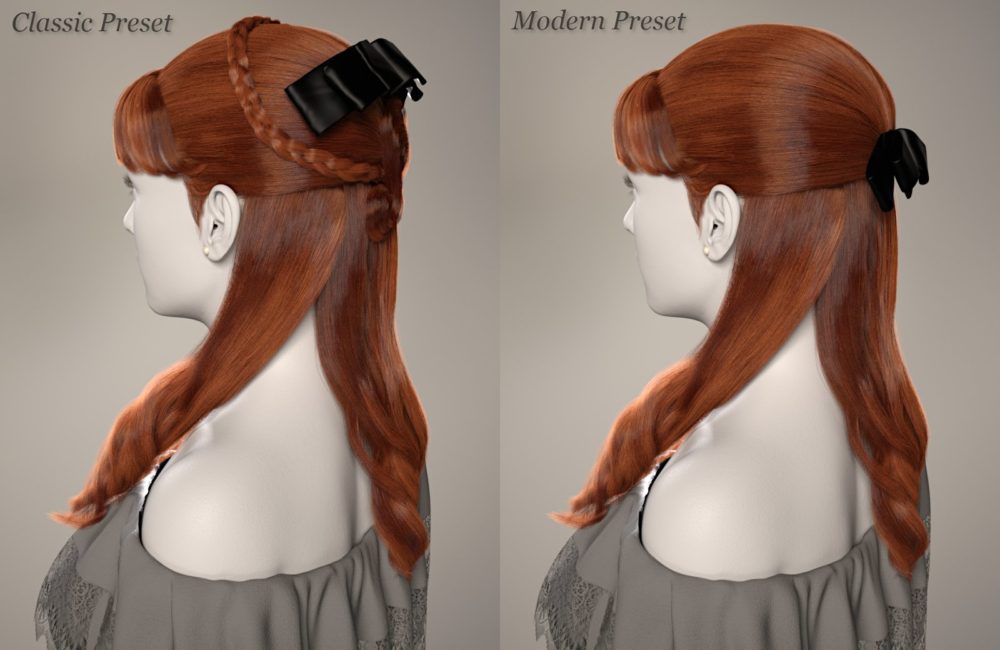 Debutante Hair for Genesis 8 and 8.1 Female