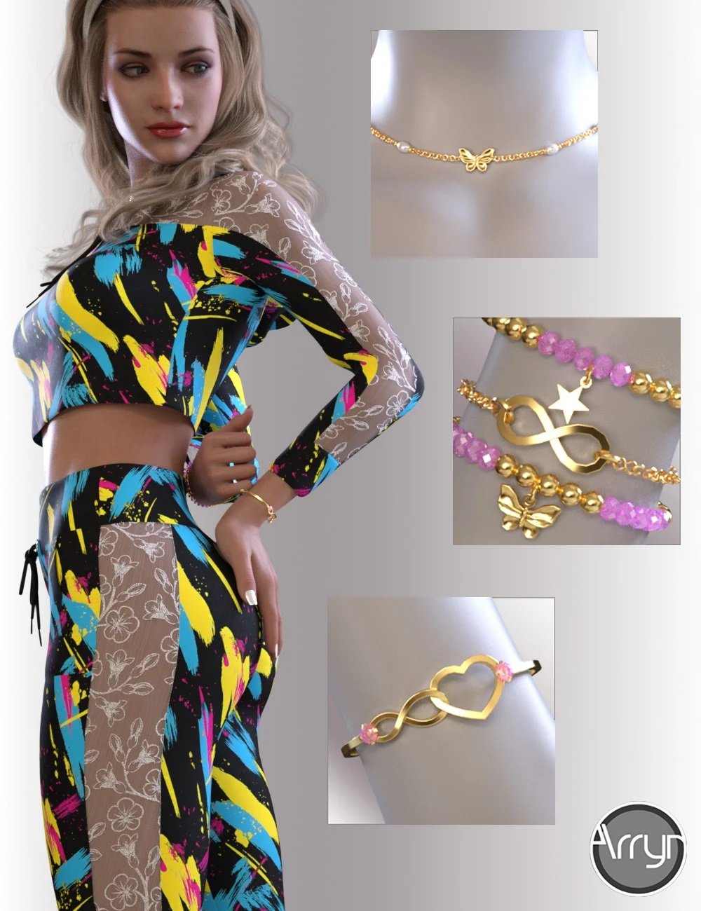 dForce Amelie Homewear for Genesis 8.1 Females