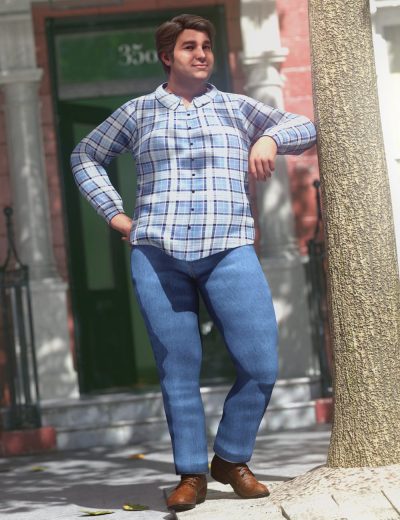 dforcecasualflanneloutfitforgenesis8males00maindaz3d-2