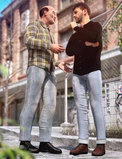dforcecasualflanneloutfittextures00maindaz3d-3