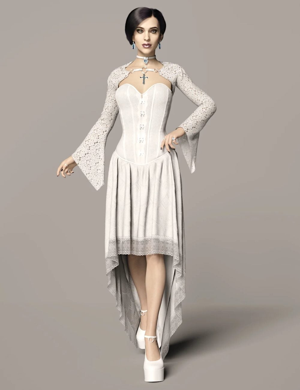 dForce Dark Vamp Outfit Texture Expansion