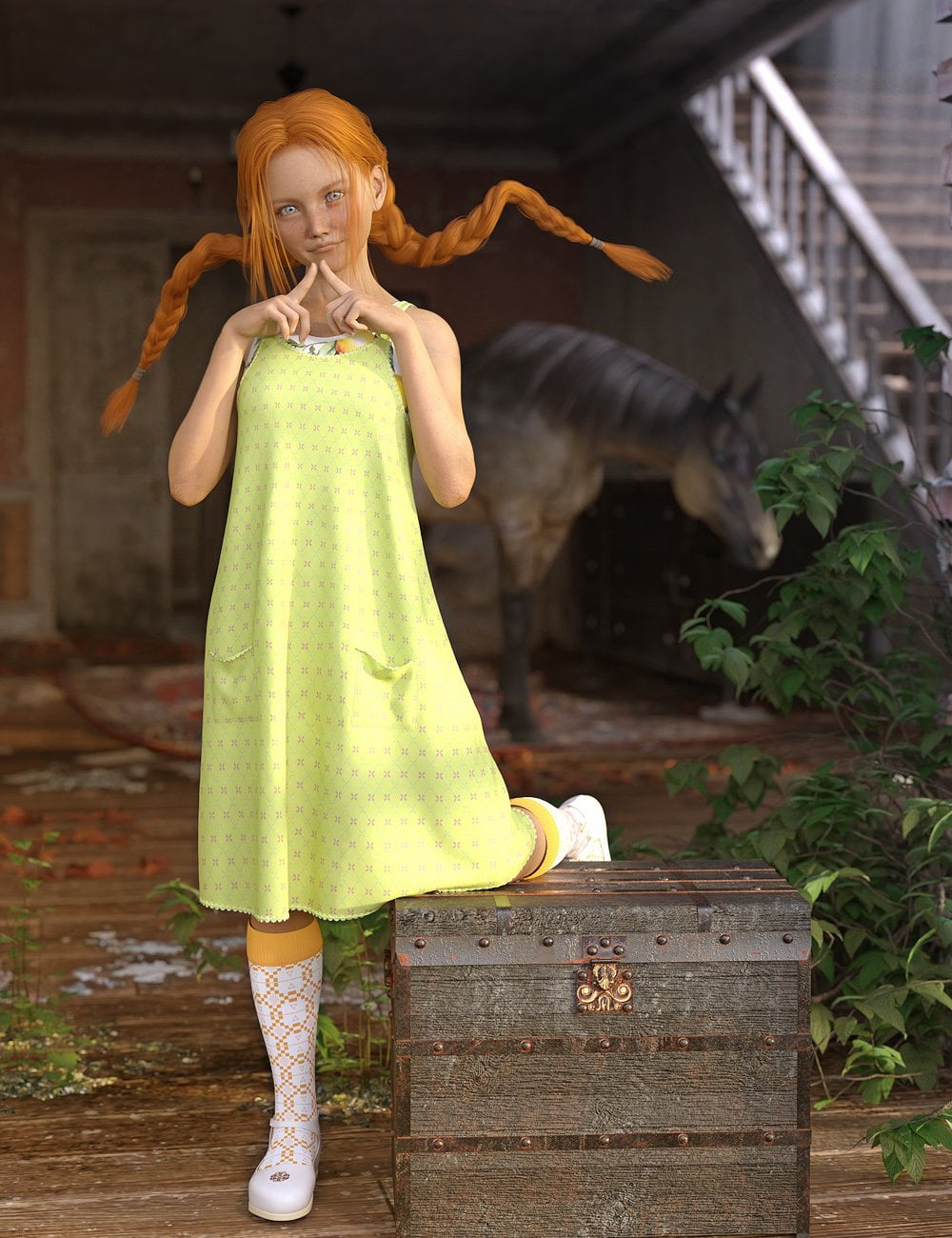 dForce Fiona Outfit for Genesis 8 and 8.1 Females