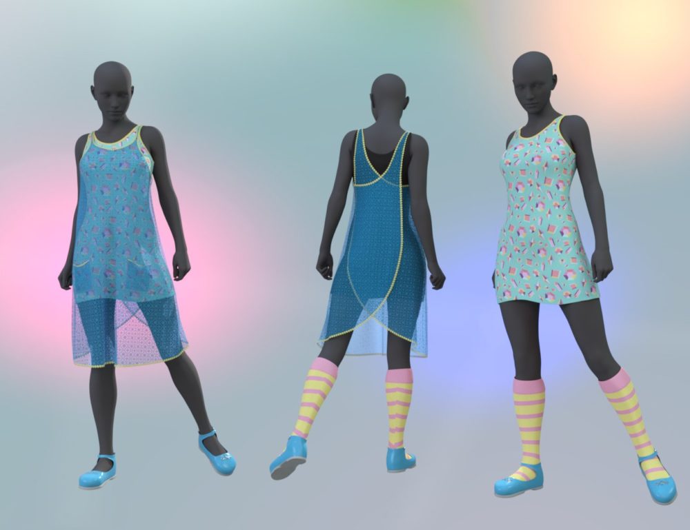 dForce Fiona Outfit for Genesis 8 and 8.1 Females