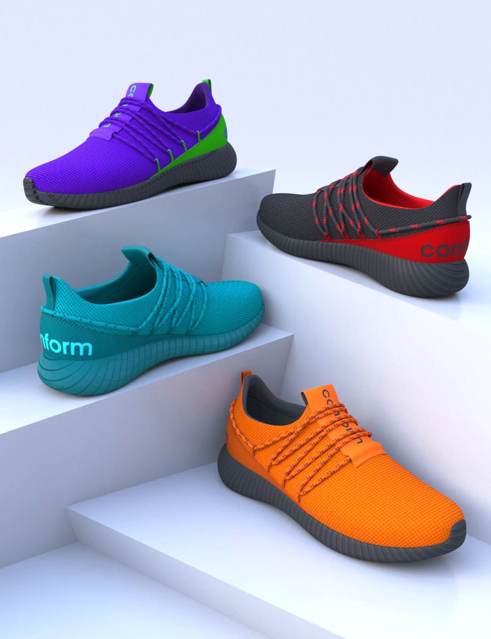 HL Conform Sneakers for Genesis 8 and 8.1 Males