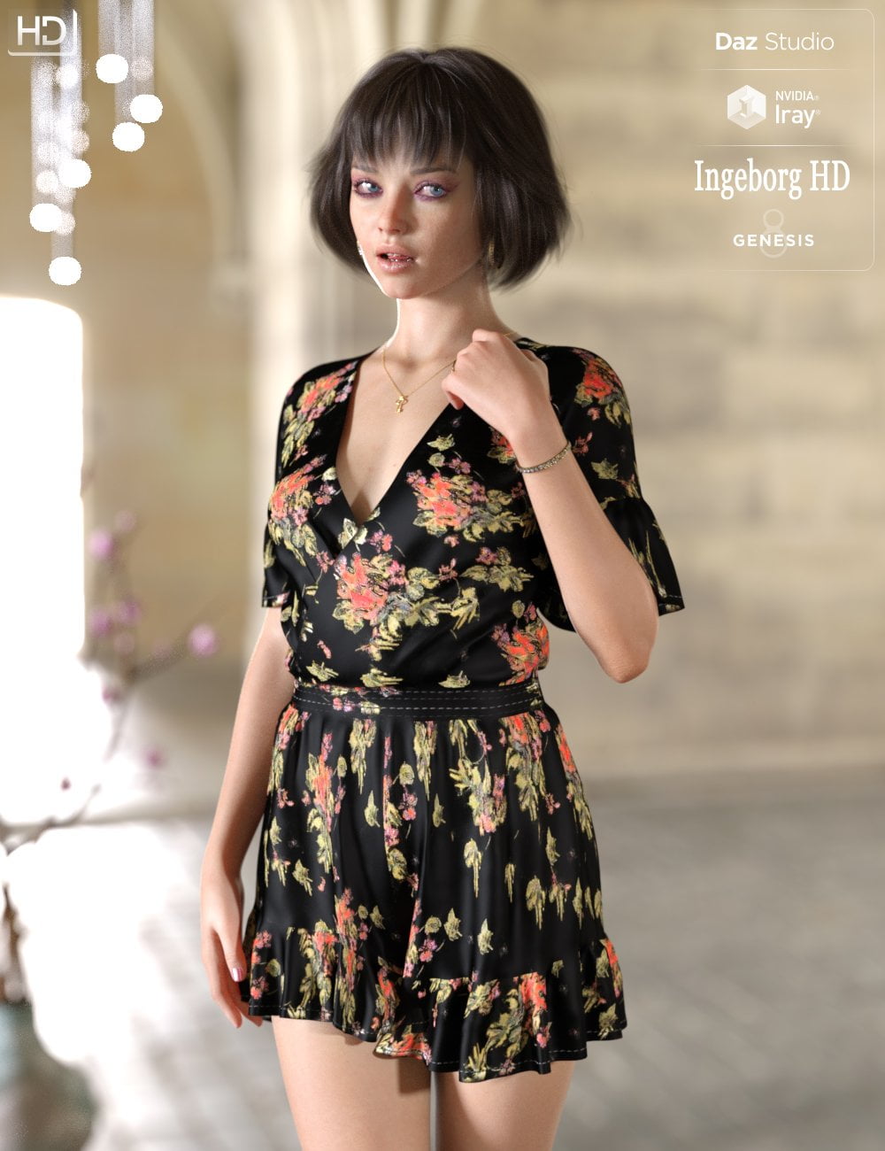 Ingeborg HD For Genesis 8 Female