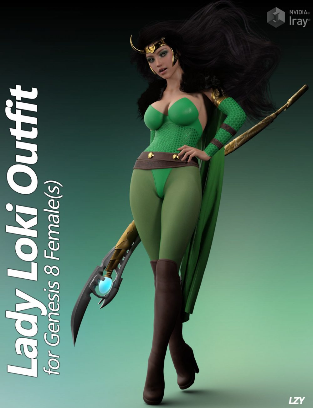 Lady Loki For Genesis 8 Female