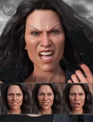 No Mercy - Expressions for Genesis 8 Female and Sydney 8