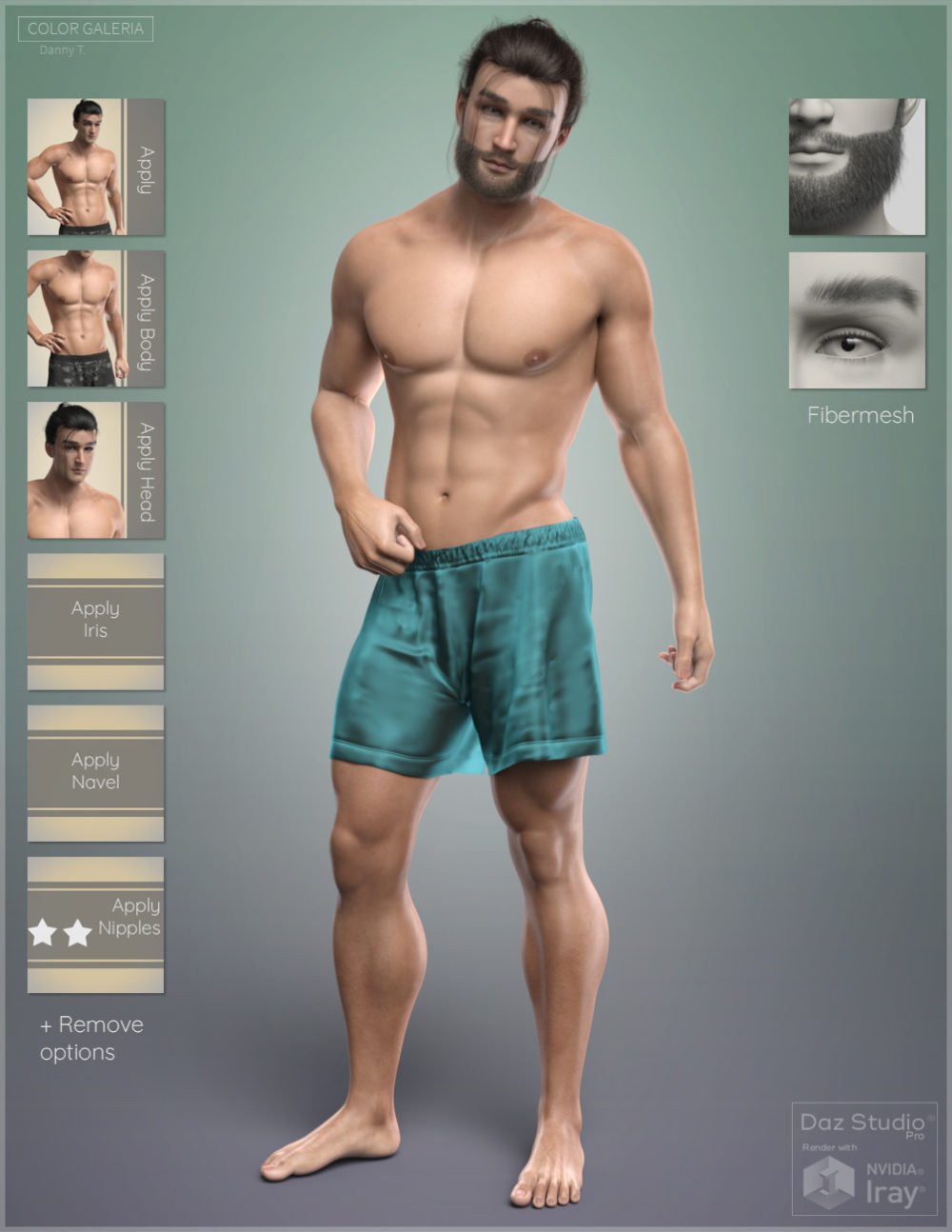 Hunky Claus for Genesis 8 Male