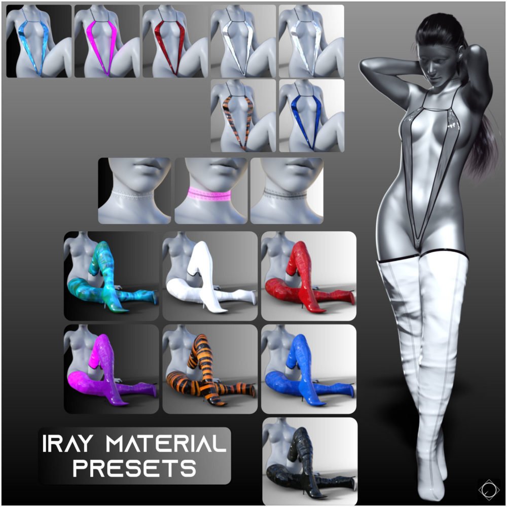 dForce Spring Diamond Slingkini for Genesis 8 and 8.1 Females