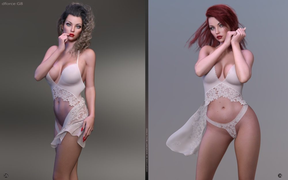 dforce Flaunt It Lingerie G8F