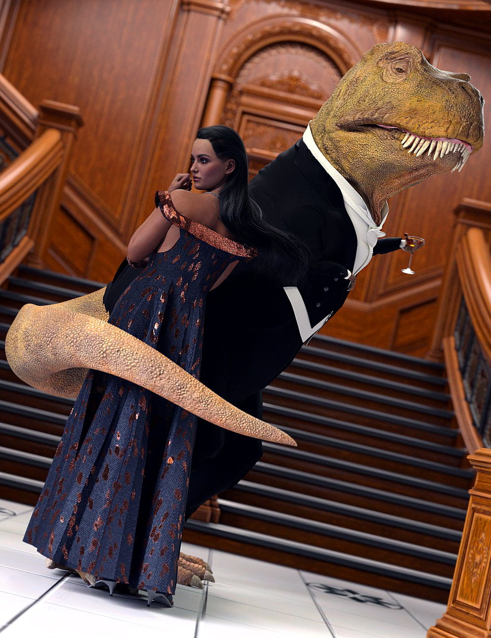 Rex HD for Genesis 8.1 Male