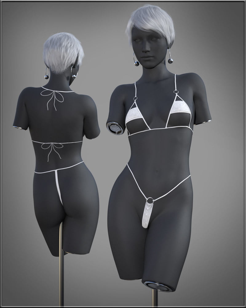 Sexy Skinz - Micro Bikini III & Earrings