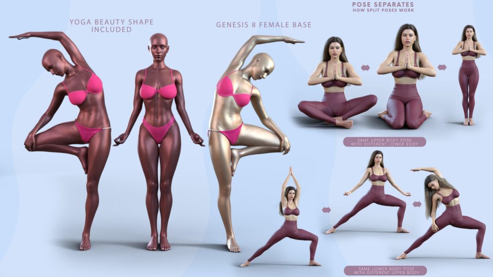 Z Yoga Beauty Flow, Shape, and Pose Mega Set