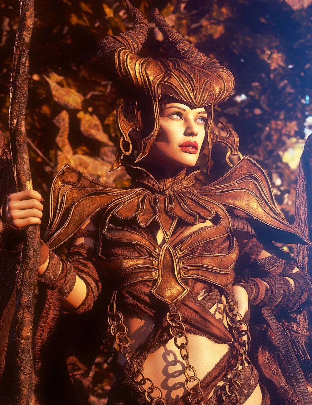 Black Magic Queen Outfit With Dforce