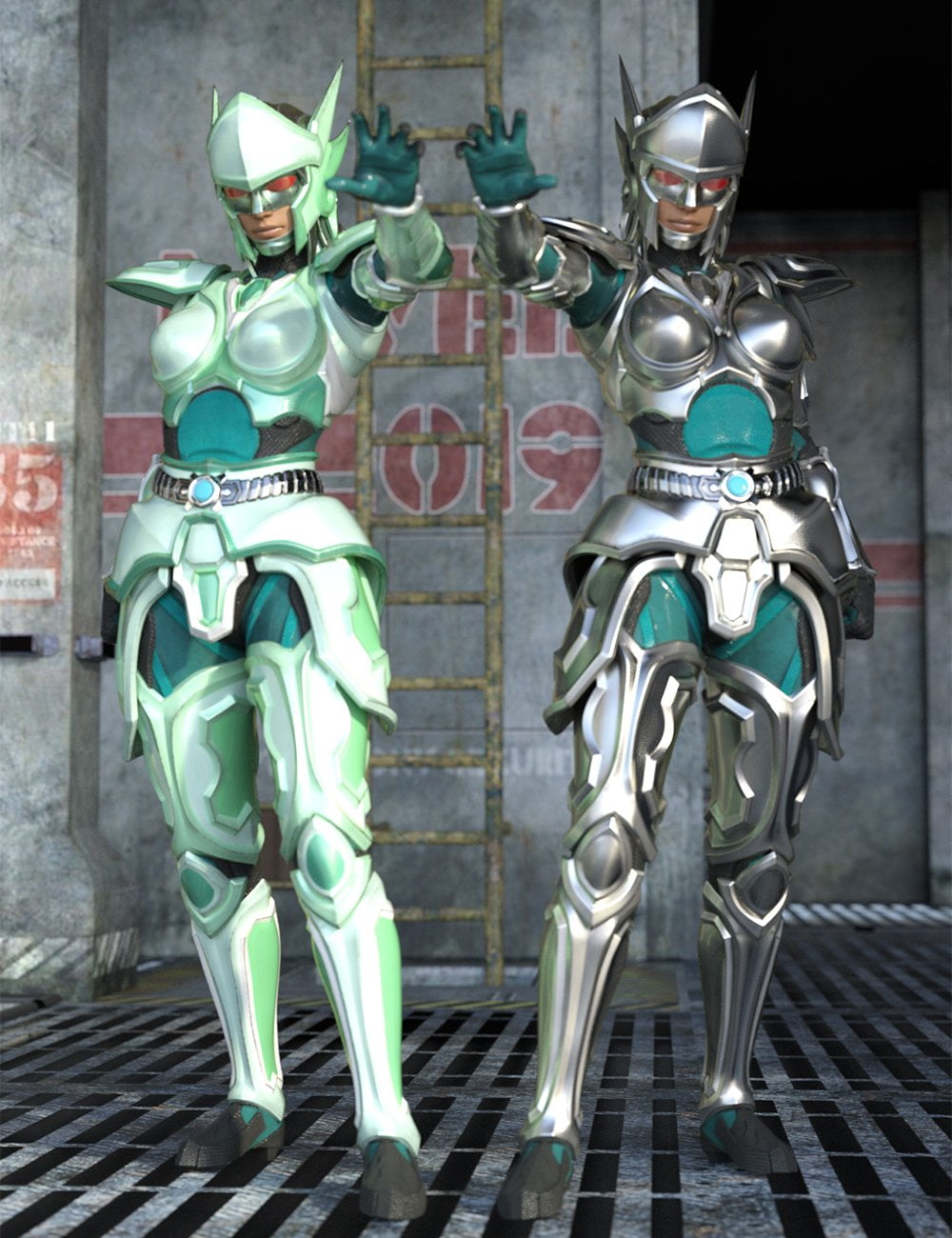 12 Constellation warriors series – Virgo for Genesis 8.1 Female and Victoria 8.1