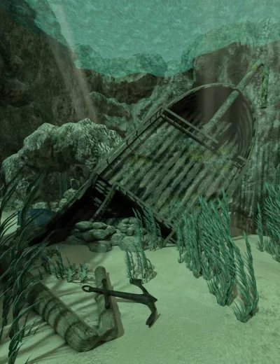 Aquatic-Fantasy-Pirates-Wreckage
