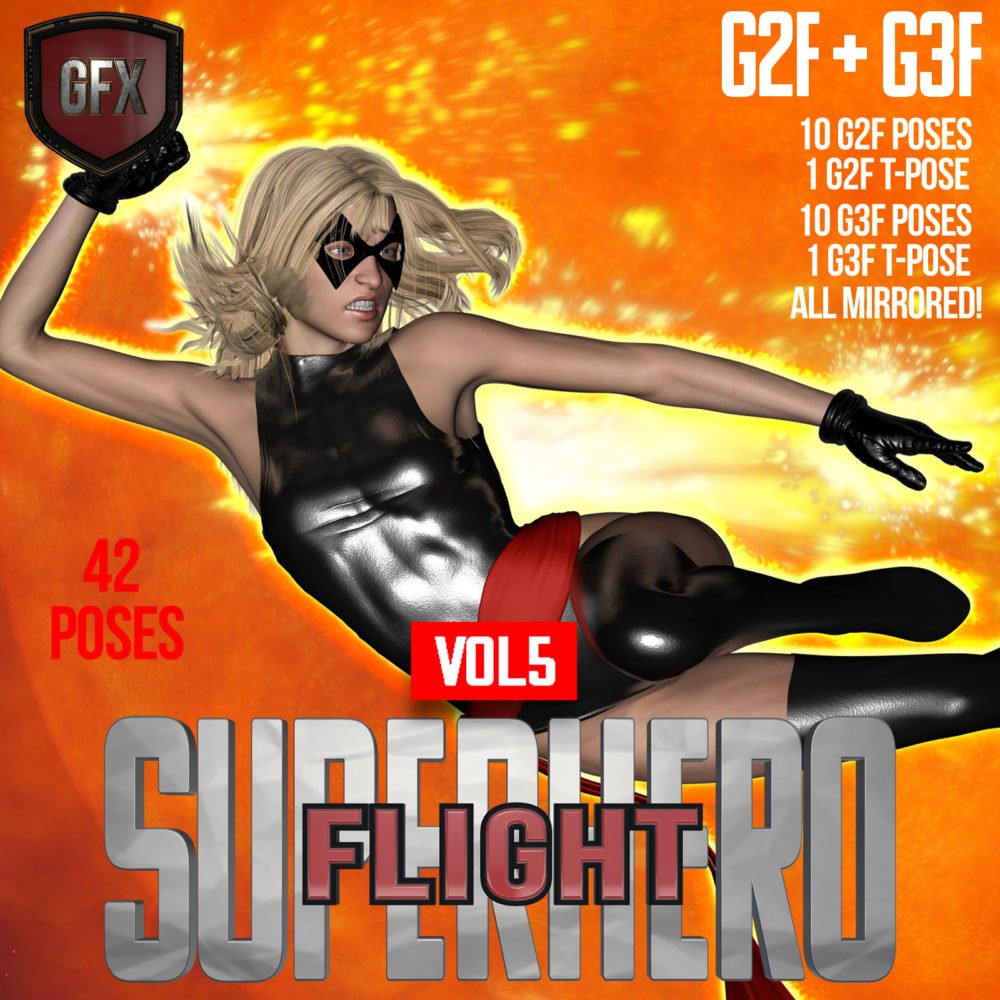 SuperHero Flight for G2F and G3F Volume 5