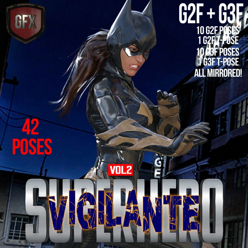 SuperHero Vigilante for G2F and G3F Volume 2