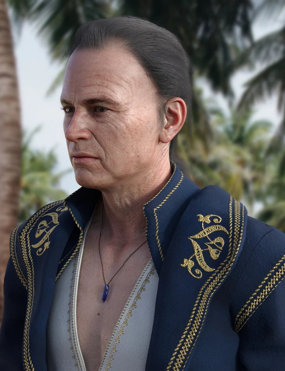 Gibbs Hair For Genesis 8 Males