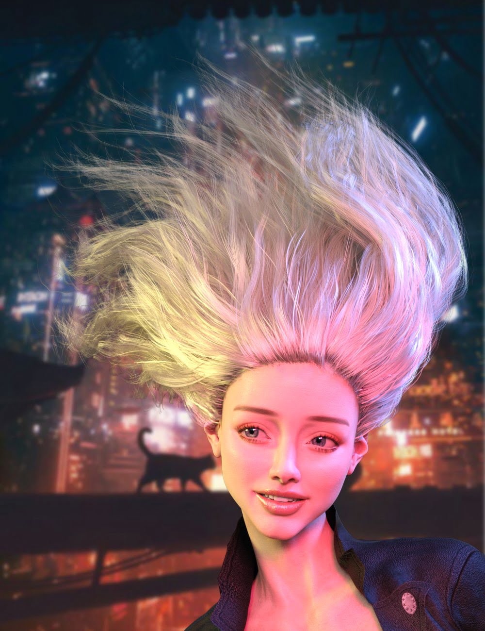 FE Young Girl Hair Vol 1 for Genesis 8 and 8.1 Females