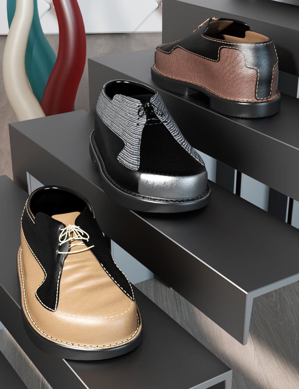 Everyday Shoes and Socks for Genesis 8 Male(s)